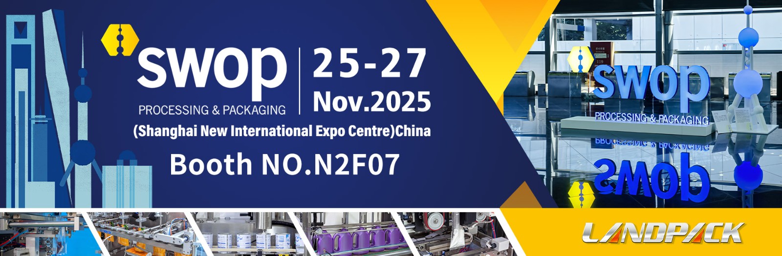 Visit Landpack at SWOP 2025 – Explore Smarter Packaging Solutions