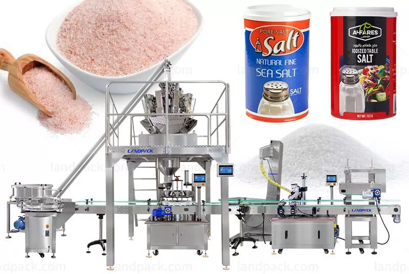 Automatic Fine Granule Bottle Rotary Filling Line Machine
