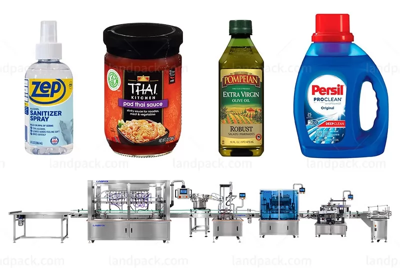 Inline Filling Machine | Automatic Liquid Bottle Filling Capping and Labeling Line