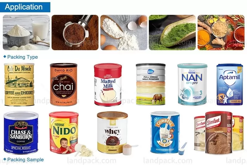 milk powder filling packing machine