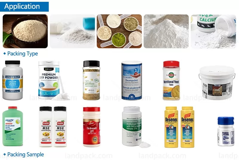 pharma powder filling machine