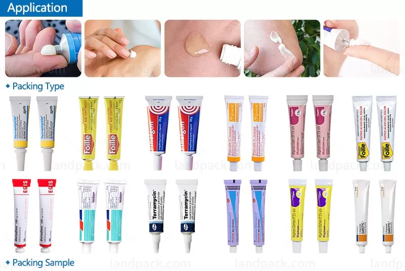 ointment tube filling and sealing machine