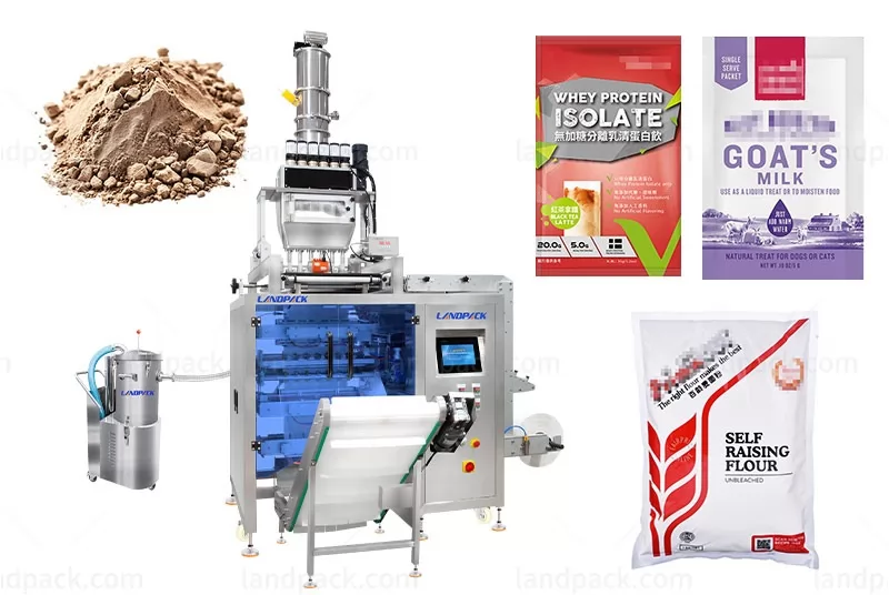 Multi Lane Powder Sachet 4 Side Seal Packaging Machine