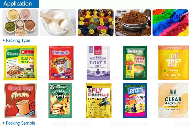 powder sachet filling machine