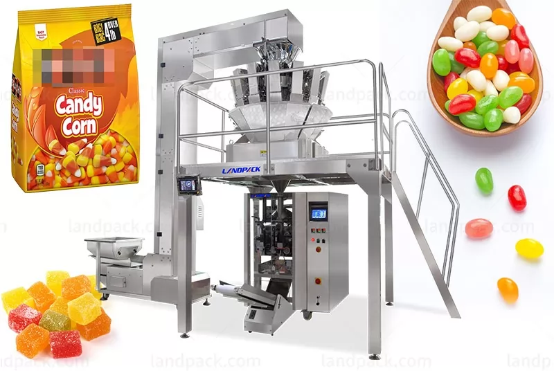 Automatic Gummy Pouch Weighing and Packaging Machine