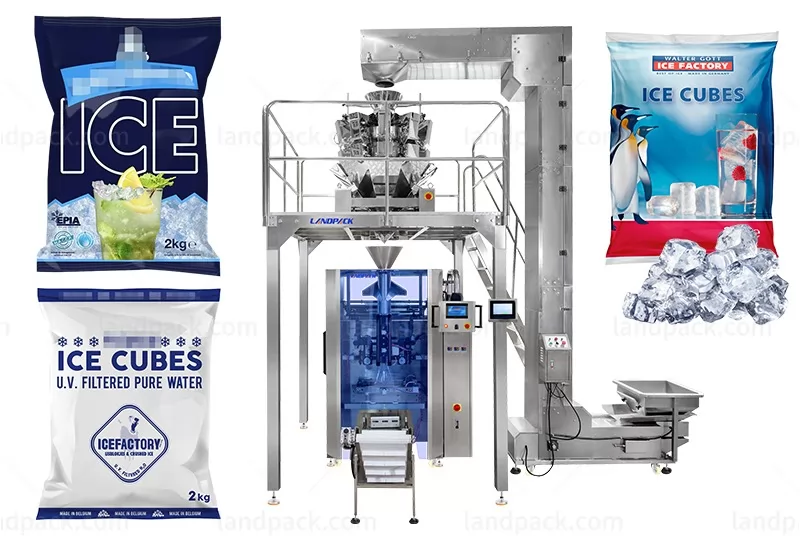 Fully Automatic 1-5kg Ice Cube Vertical Vffs Packaging Machine