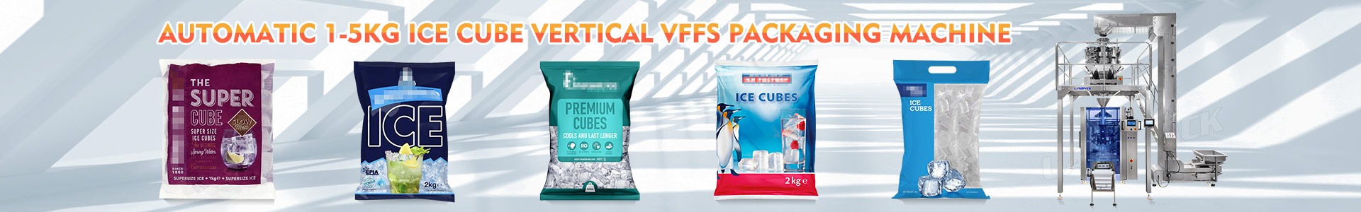 ice cube packing machine