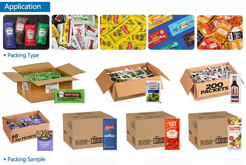 sauce pouch packing machine