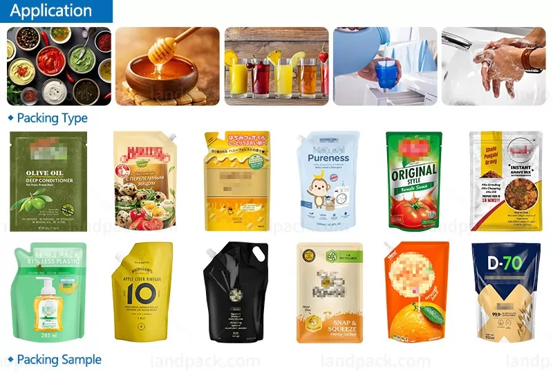 automatic spout pouch filling machine