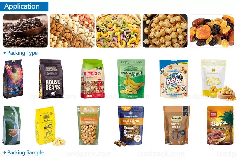 high quality m shape pouch packing machine