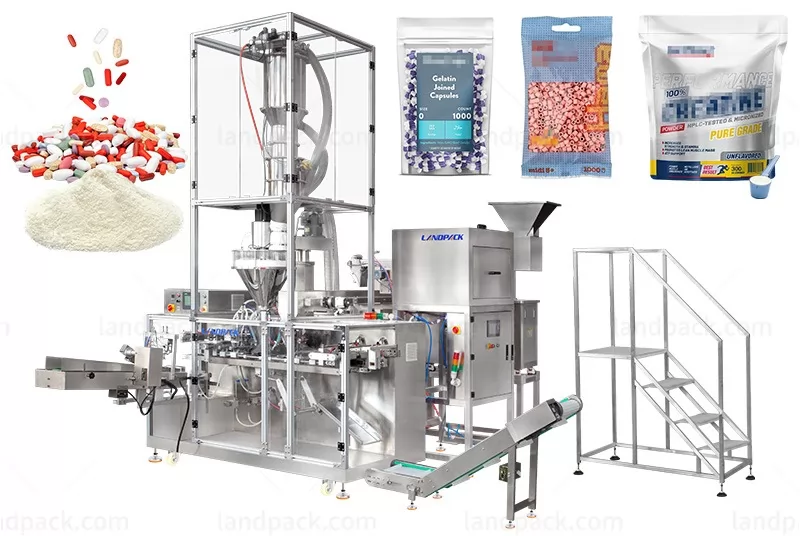 Pharma Packaging machine | Horizontal Pouch Packing Machine For Stand up M Shape Pouch