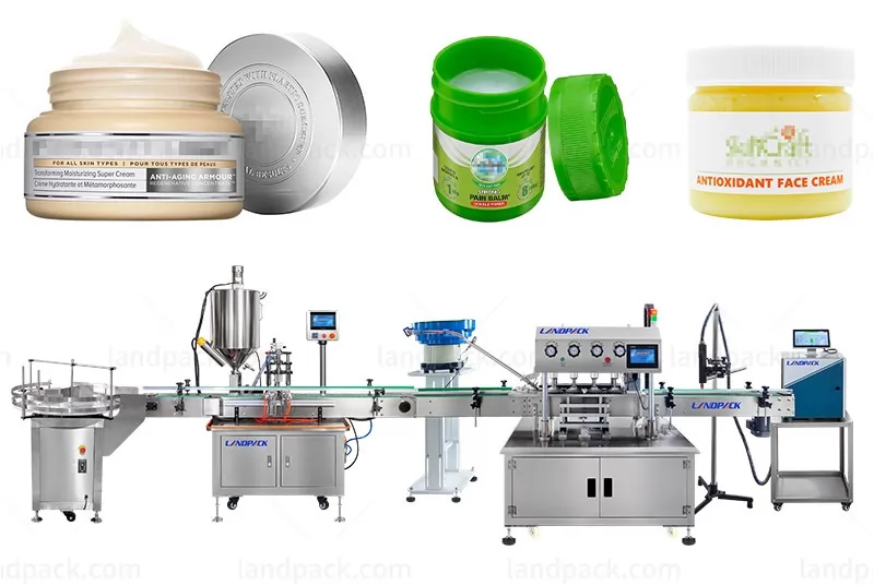 cosmetic cream filling machine