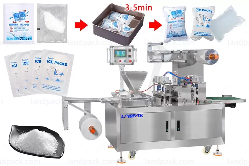 Ice Bag Packing Machine Automatic 4 Side Seal Packing Sealing Machine