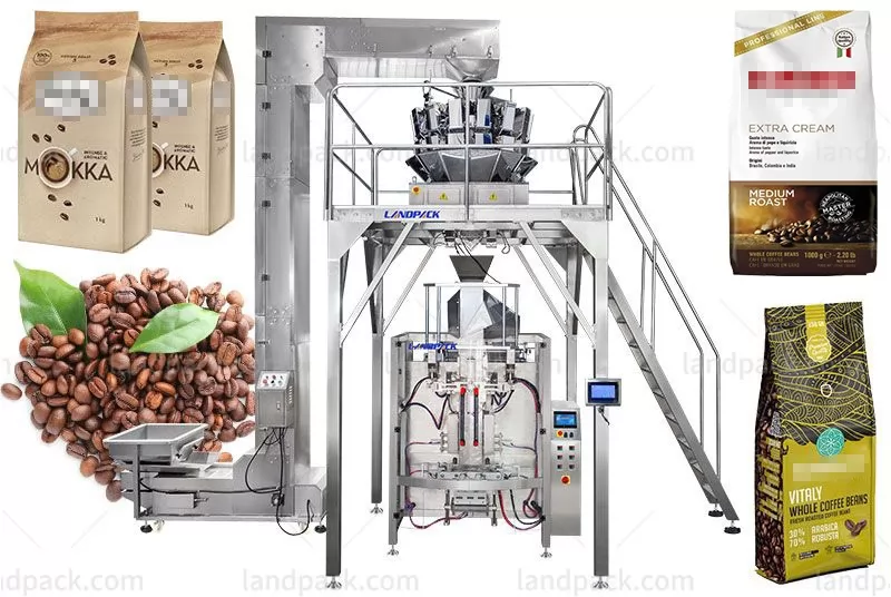 Automatic Coffee Beans Vertical Form Fill Seal Packing Machine