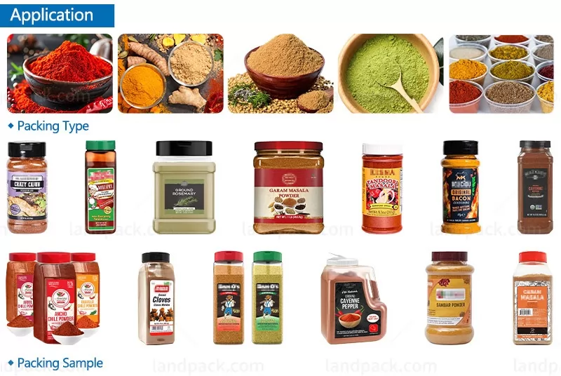 spice bottle filling machine