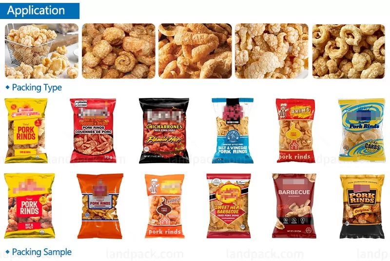 pork rinds filling machine