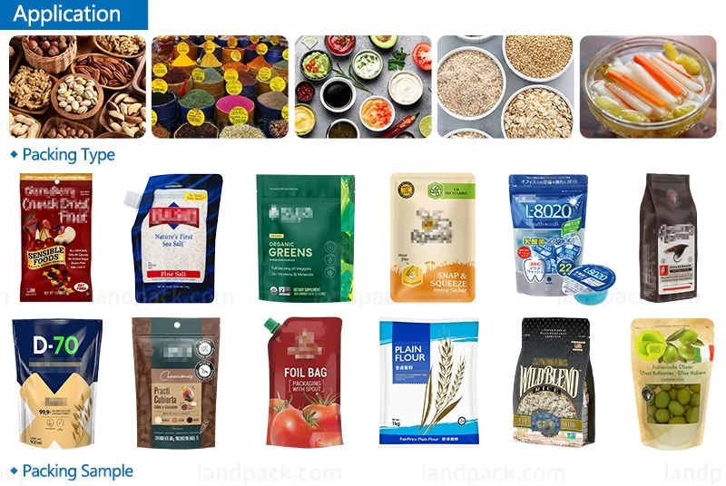 stand up pouch packing machine