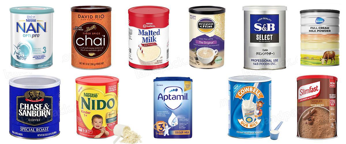 milk powder canning machine