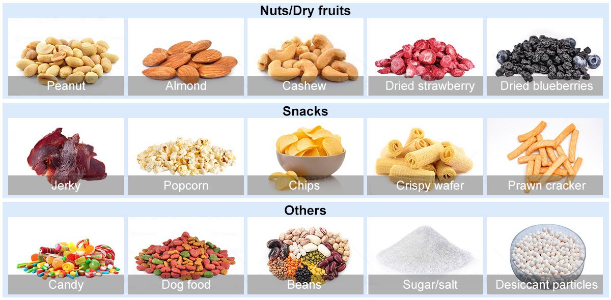 cashew nut pouch packing machine