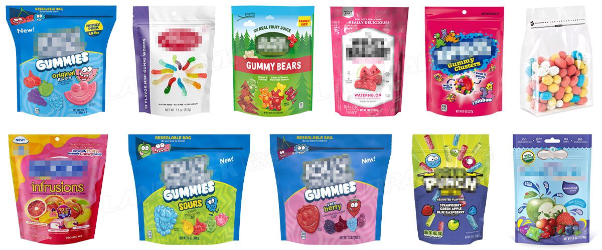 Automatic Premade Bag Gummy Packing Machine With Multihead Weigher