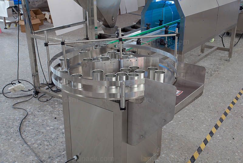 Automatic Mixed Gummies Can Tin Filling Sealing and Labeling Machine