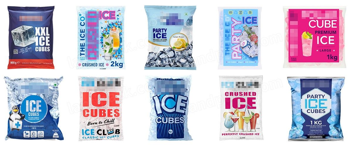 Automatic Ice Cube Pouch Weighing and Packaging Machine