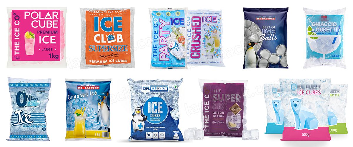 Automatic Ice Cube Vertical Form Fill Seal Packaging Machine