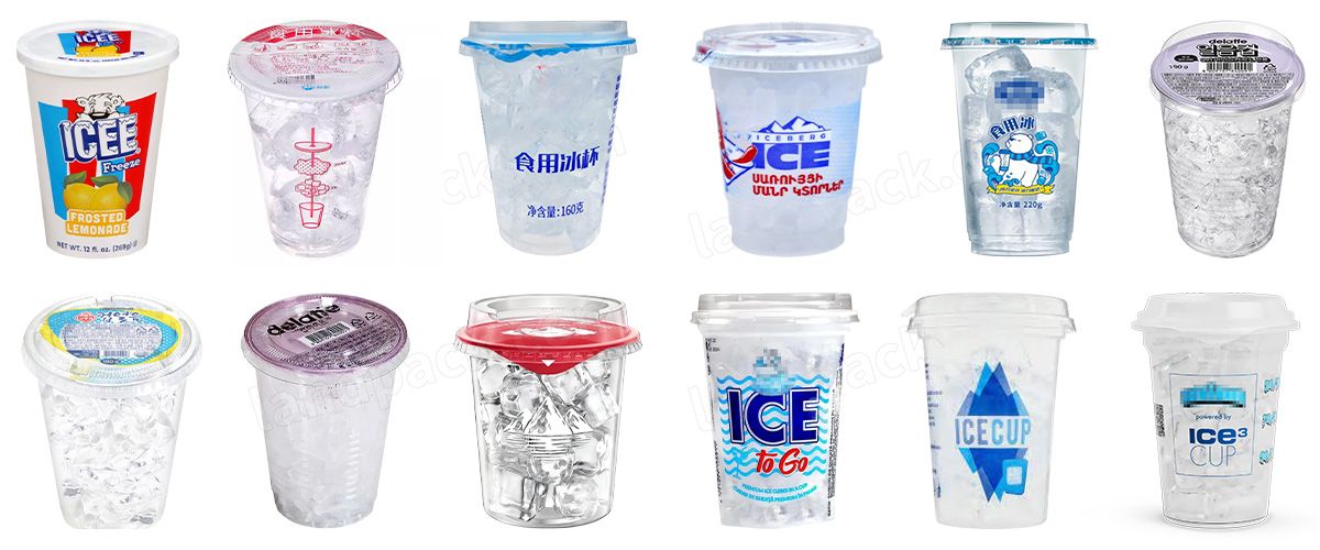 Automatic Ice Cube Filling Machine With Large Ice Maker