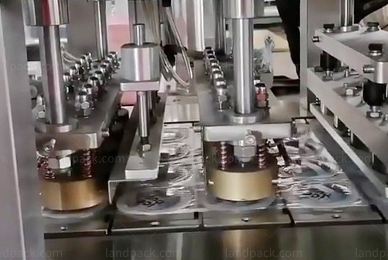 Inclined Type Vertical Form Fill Seal Machine For Ice Cube Frozen Vegetables and Food