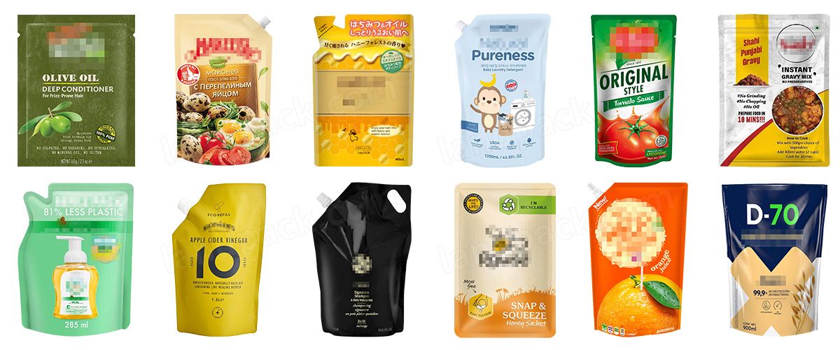 automatic spout pouch filling machine