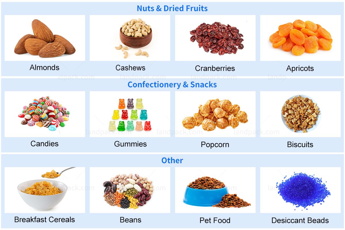 Nut Mini Doypack Packing Machine | Mixed Cashew Packing Machine With Measure