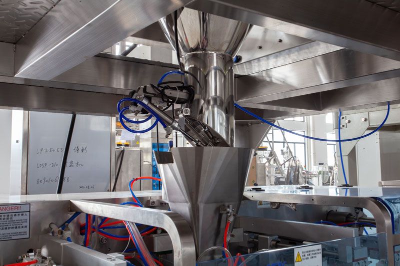 Fully Automatic M Shape Pouch Packing Machine For Granule