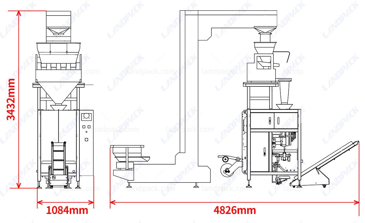 Detergent Powder Packing Machine | Automatic Veritcal Packing Machine