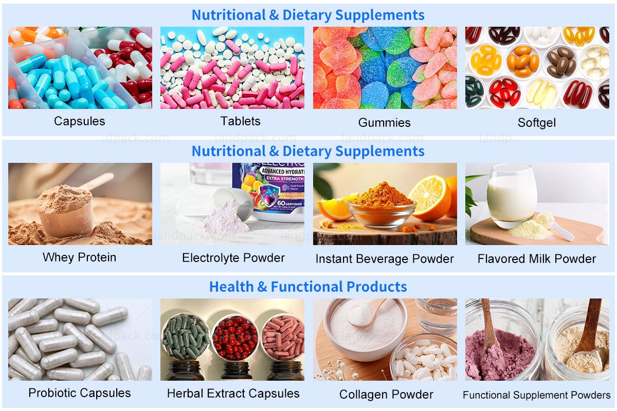 Pharma Packaging machine | Horizontal Pouch Packing Machine For Stand up M Shape Pouch