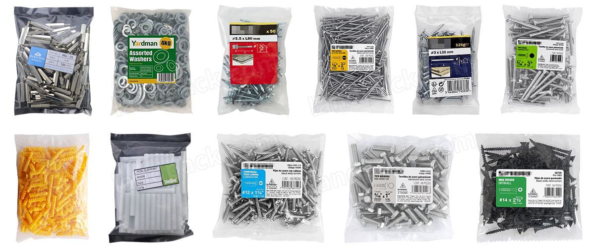 hardware fitting pouch packing machine