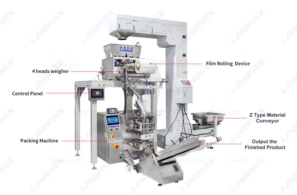 Automatic Fragrance Beads Pouch Weighing and Packaging Machine