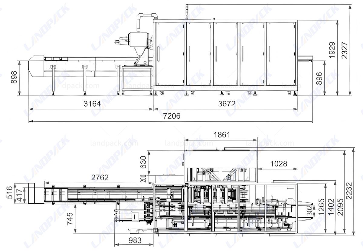 Automatic Horizontal End Load Cartoning Machine