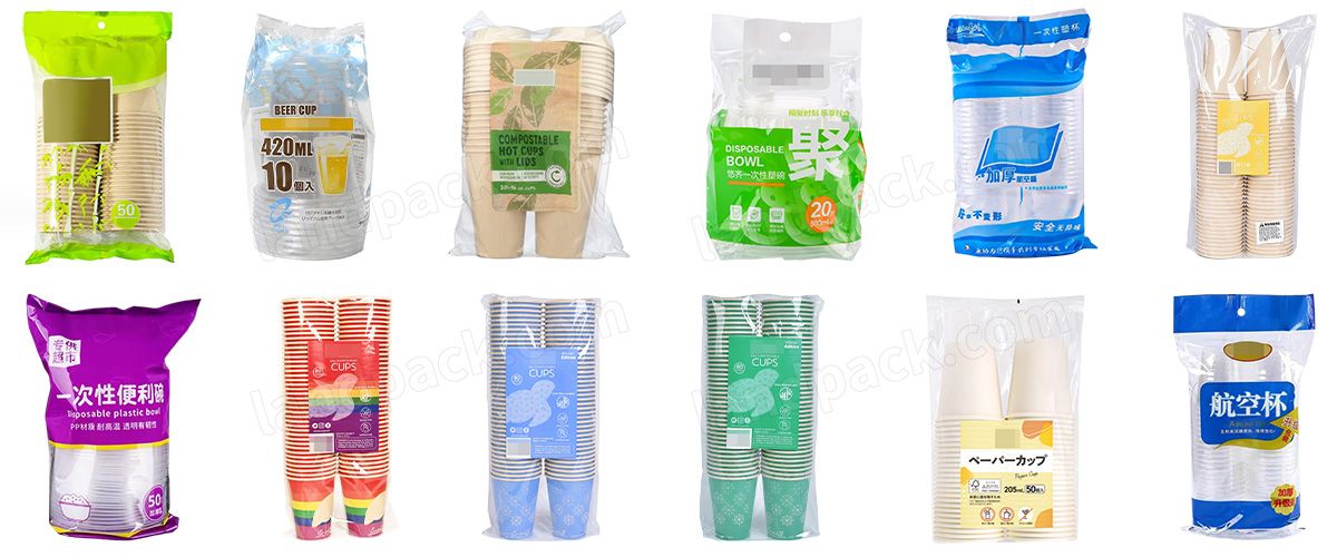 Flow Wrapping Machine | Automatic Disposable Cup Counting and Packing Machine